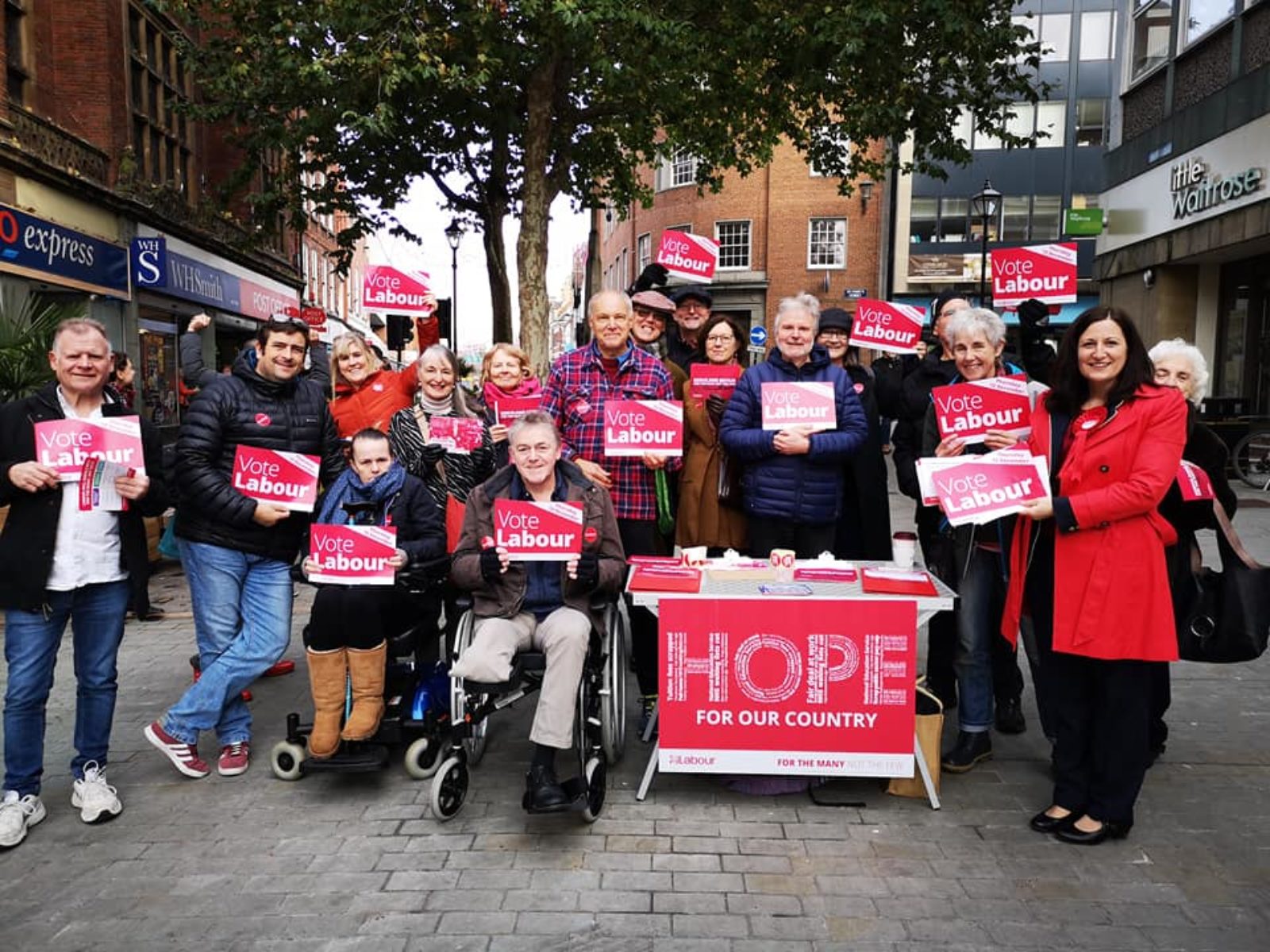 Campaigning for Julia Buckley